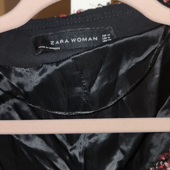 ZARA WOMAN TWEED JACKET - Picture 4 of 5